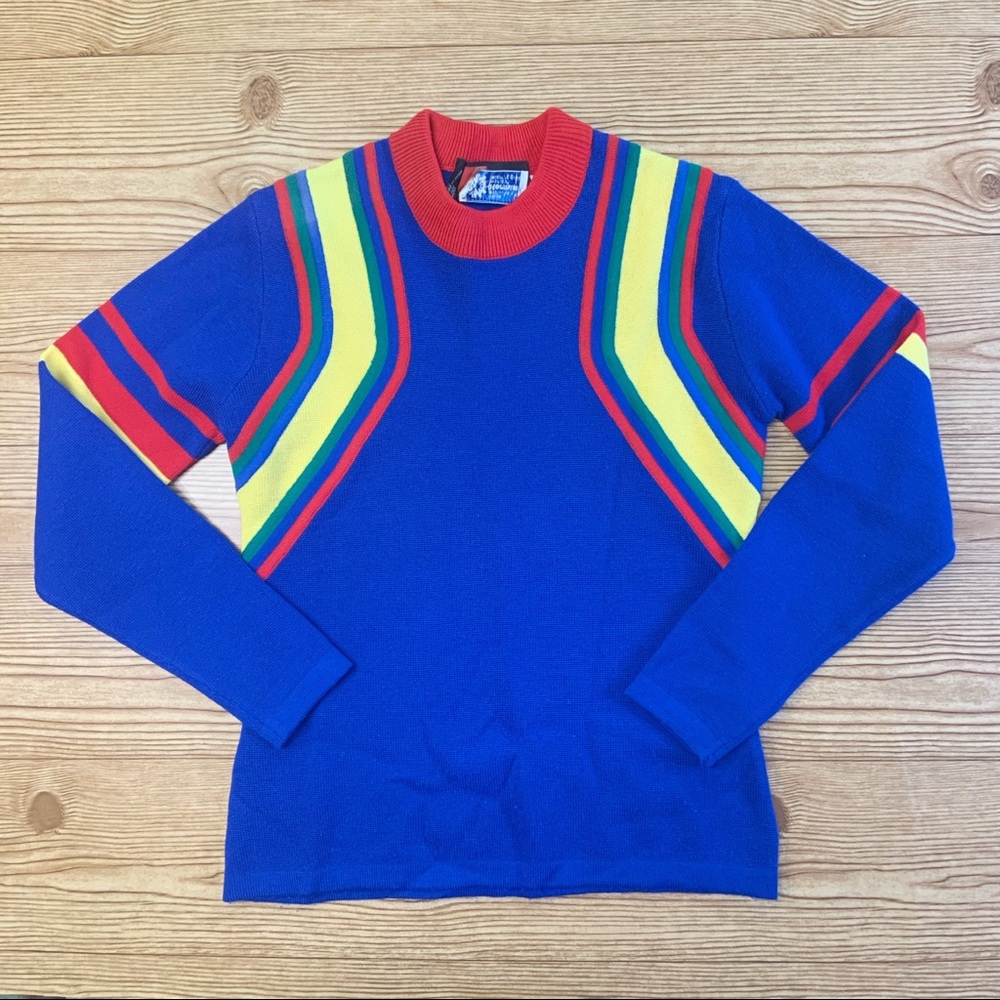Vintage 70s Interknit Herman’s 100% Wool Sweater M